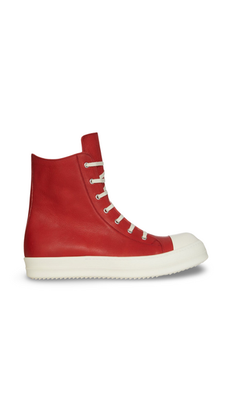RICK OWENS HI TOP SNEAKERS