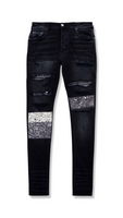 AMIRI BANDANA ART PATCH JEANS