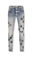 AMIRI BANDANA STAR PRINT JEANS